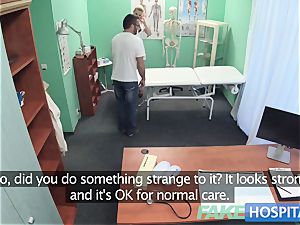 fake clinic Hired handyman finishes off all over nurses booty